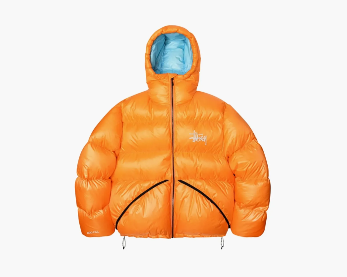 Stussy Micro Ripstop Down Parka Orange  Stussy Micro Ripstop Down Parka Orange