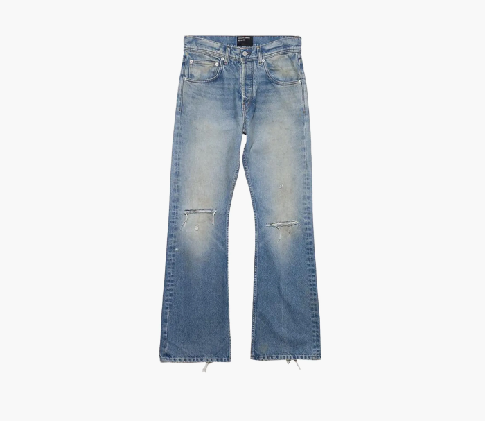 Enfants Riches Déprimés Wider Flare Leg Jeans Blue Wash  Enfants Riches Déprimés Wider Flare Leg Jeans Blue Wash