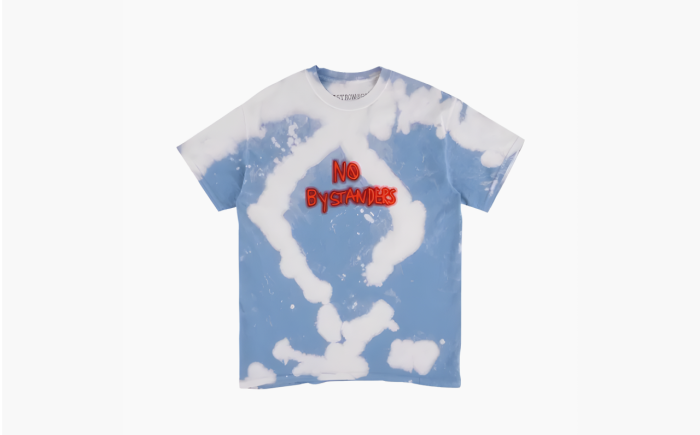 Travis Scott T-Shirt No Bystanders Sky Blue 