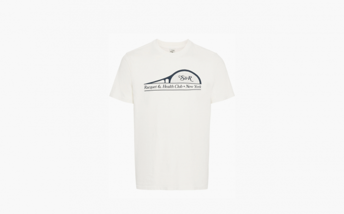 Sporty & Rich S&R Racket Cotton T-Shirt "White" 