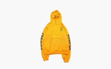 Chrome Hearts Eye Chart Hoodie Yellow 