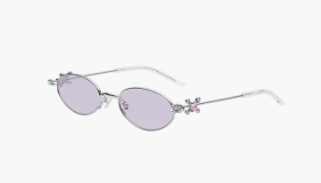 Gentle Monster On Ring 02(V) Sunglasses Silver / Purple 