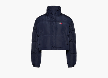 Tommy Jeans Back Graphic Alaska Down Puffer Jacket Dark Night Navy 