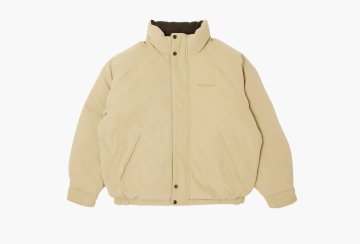 Supreme Reversible Down Puffer Jacket Tan 