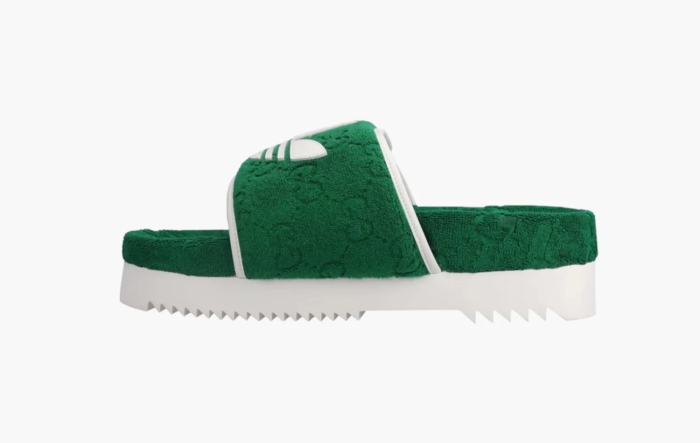 Adidas x Gucci GG Platform Sandal Green 