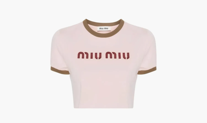 Miu Miu Short T-shirt Pink  Miu Miu Short T-shirt Pink