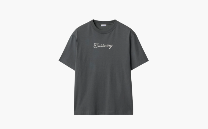 Burberry Surfer Knight Cotton T-shirt "Coal Gray" 