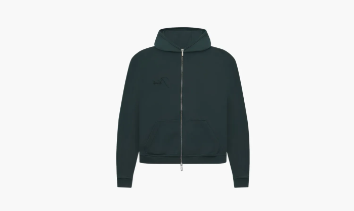 RHUDE Full Zip Hoodie Emerald Green  RHUDE Full Zip Hoodie Emerald Green