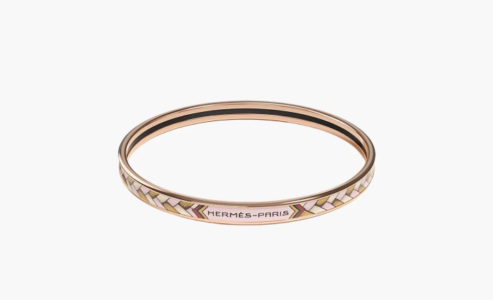 Hermès Tresse de Coeur bangle Rose Gold  Hermès Tresse de Coeur bangle Rose Gold