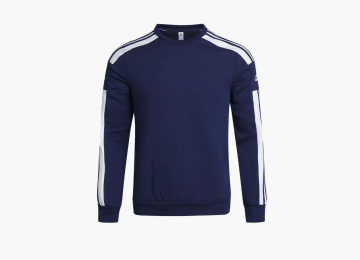 Adidas Round Neck Pullover Long Sleeves Blue 