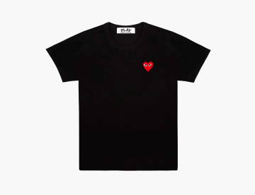 Comme des Garçons Play Heart Emblem T-Shirt Black 