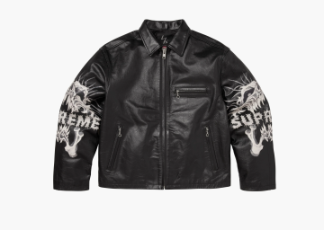 Supreme x Y’s Leather Jacket Black 