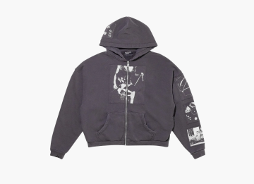 Enfants Riches Déprimés Asphyxiation Assemblage Zip Hoodie Black 