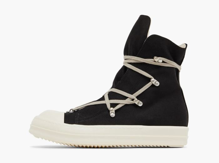 Rick Owens Lido DRKSHDW Hexa High Black Milk 