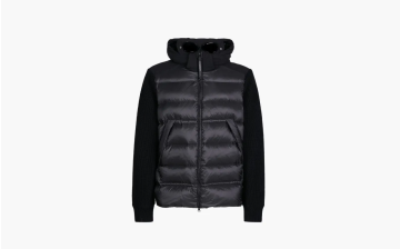 C.P. Company Merino Nylon Mixed Goggle Jacket Black  C.P. Company Merino Nylon Mixed Goggle Jacket Black