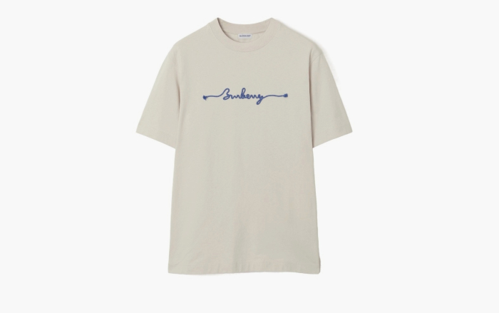 Burberry Knot Logo Cotton T-shirt "Sail" 