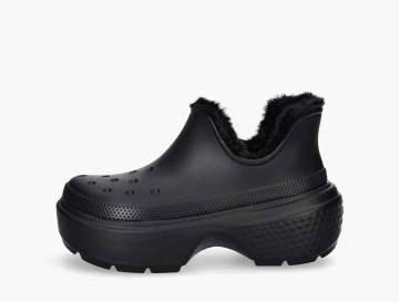 Crocs Stomp Linen Shorty Boots Black 