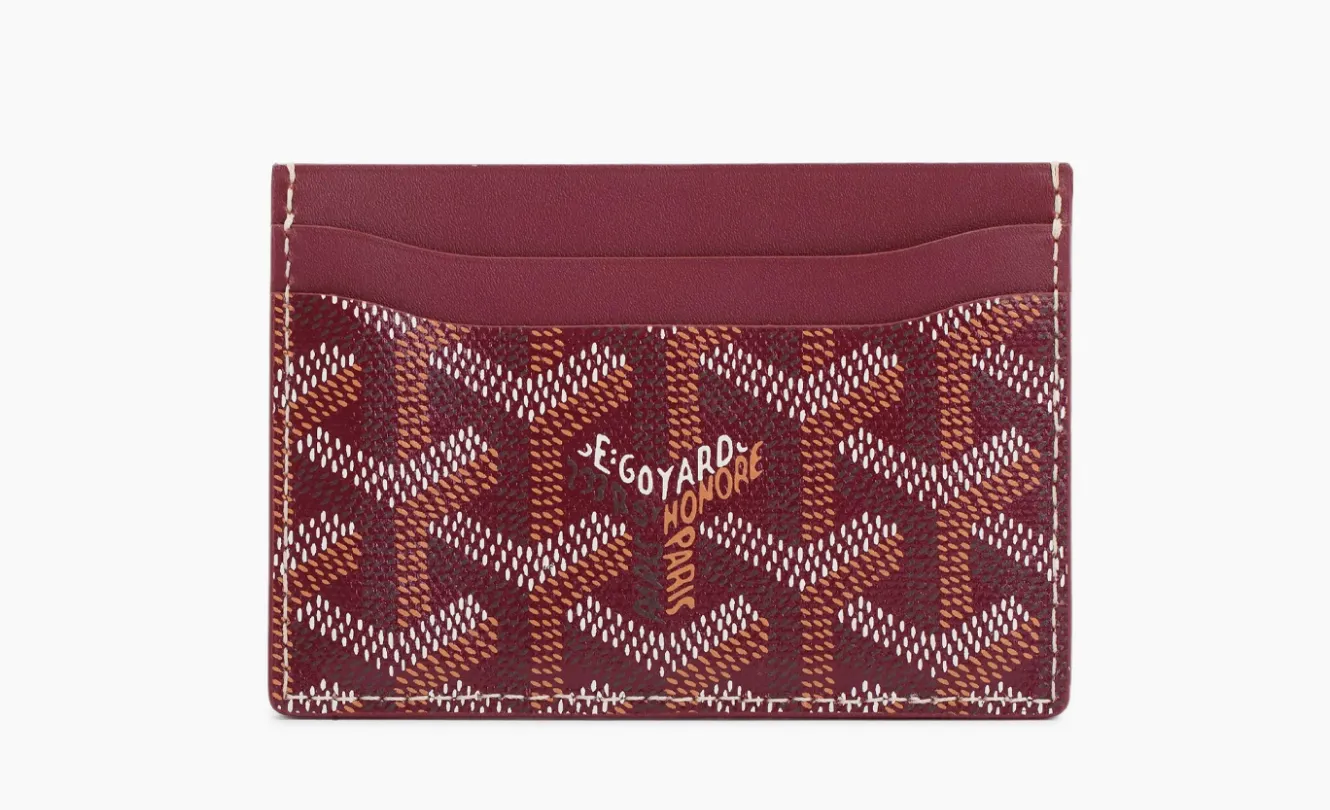 Goyard Saint-Sulpice Card Wallet Sky Red   Goyard Saint-Sulpice Card Wallet Sky Red