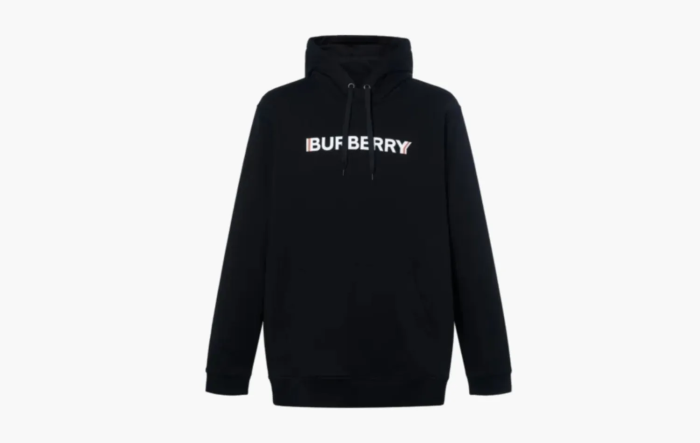 Burberry Logo Hoodie Black 