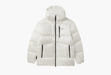 Carhartt WIP Quilted Down Puffer Jacket White  Carhartt WIP Quilted Down Puffer Jacket White