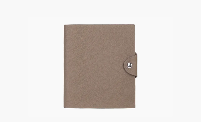 HERMES Togo Calfskin Storage Bag Unisex Brown  HERMES Togo Calfskin Storage Bag Unisex Brown