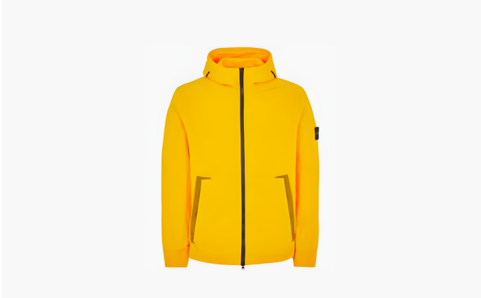 Stone Island Q0122 Soft Shell-R_E.Dye Technology Jacket "Yellow" 