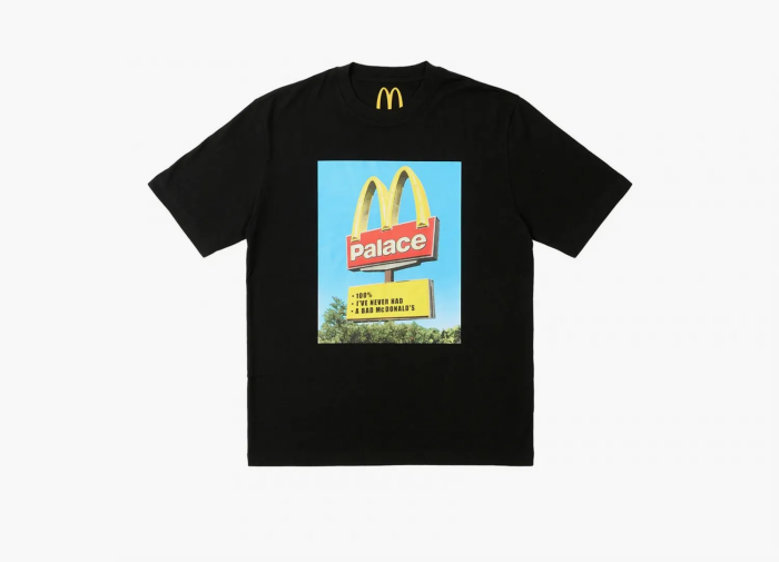 Palace x McDonald's Sign T-Shirt Black  Palace x McDonald's Sign T-Shirt Black