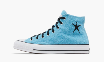 Stussy x Converse Chuck 70 High Sky Blue 