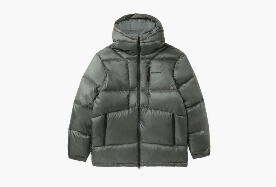 Carhartt WIP Quilted Down Puffer Jacket Dark Grey  Carhartt WIP Quilted Down Puffer Jacket Dark Grey