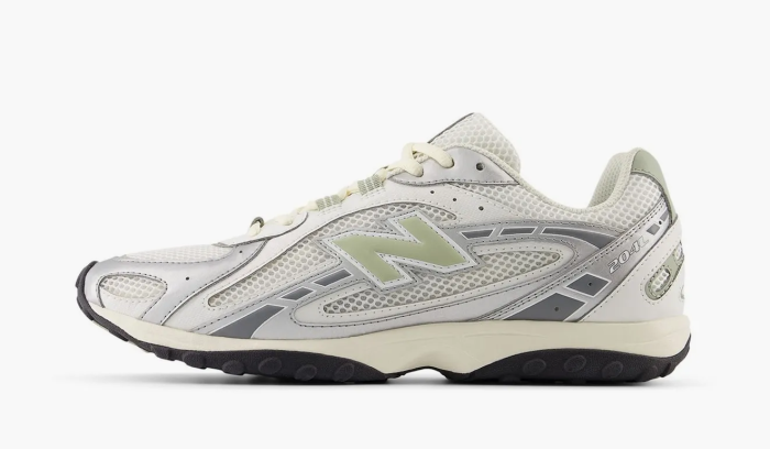 New Balance 204L Silver Metallic Sage Green 