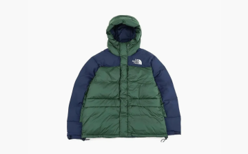 The North Face Himalayan Series Stitched Logo Printed Zipper Parka Green 
