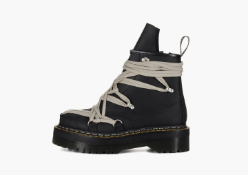 Dr. Martens x Rick Owens 1460 Quad Sole Megalace Boots Black 