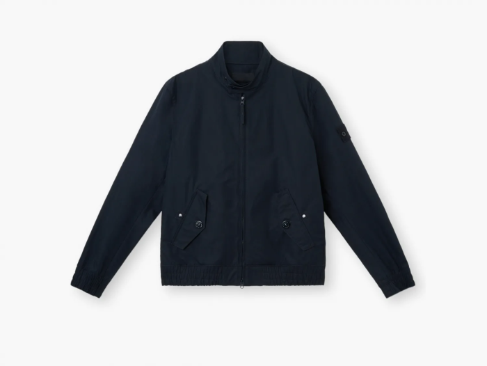 Stone Island Jacket with Natural Weather Barrier Navy Blue 