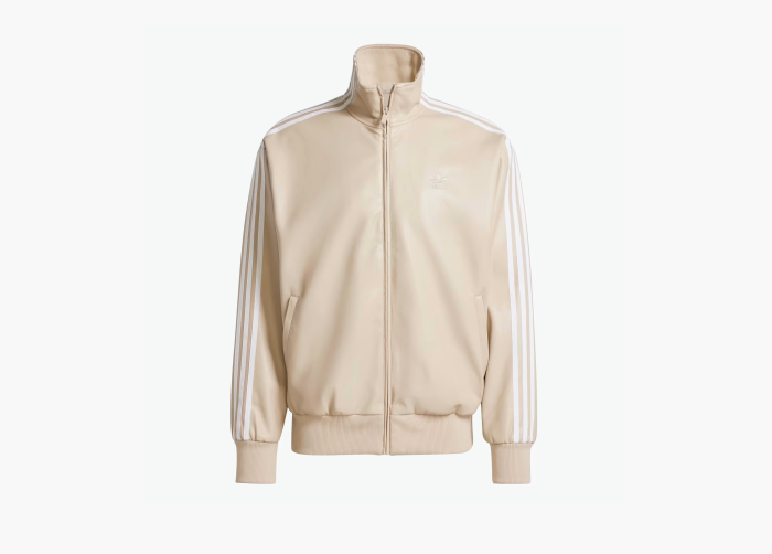 Adidas Originals Firebird Adicolor Three Stripes Fabric Loose Fit Jacket "Wonder Beige" 