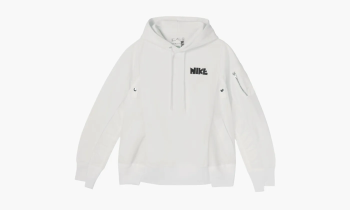 Nike X Sacai Hoodie White  Nike X Sacai Hoodie White