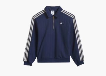 Adidas Originals x Clot By Edison Chen Zip Sweatshirt Night Indigo 