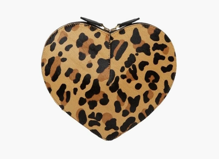 Alaia Le Coeur Сrossbody Bag Leopard 