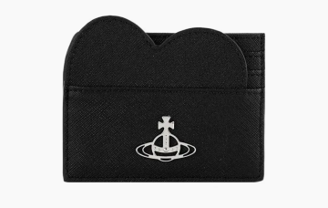 Vivienne Westwood Heart Card Holder Black 