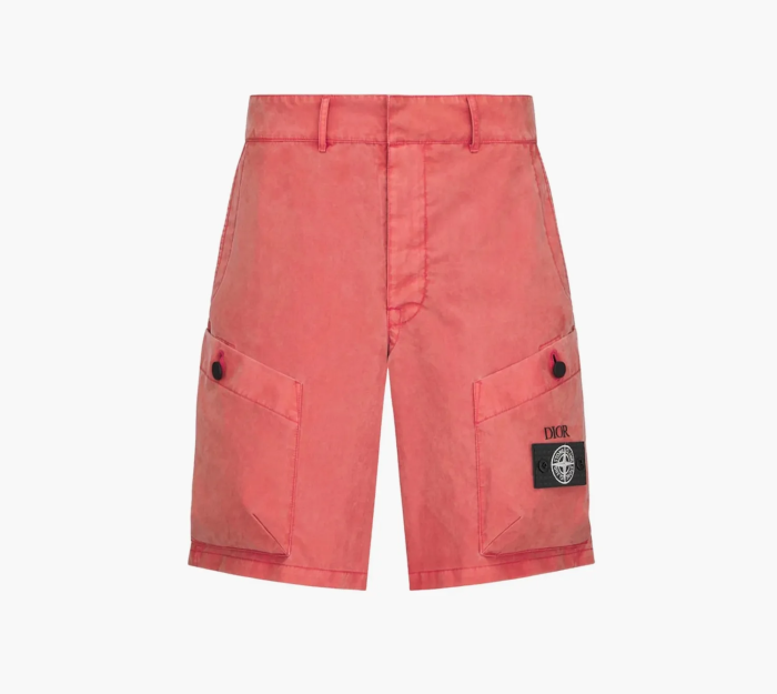Dior x Stone Island Bermuda Shorts Red 