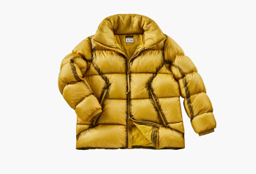 Spyder x C.P. Company D.D. Shell Puffer Jacket Gold 