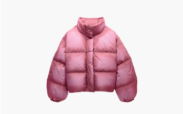 Acne Studios Down Puffer Jacket Pink 
