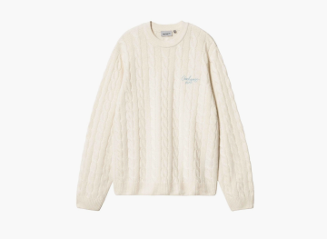Carhartt WIP Signature Knit Crew Sweater Natural  