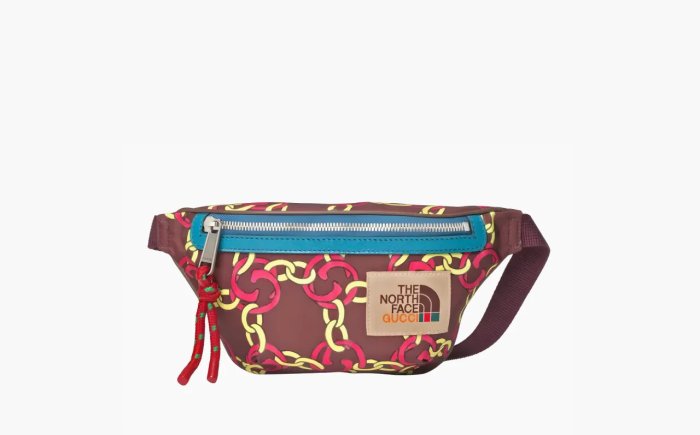 The North Face x Gucci Belt Bag Burgundy Multi 