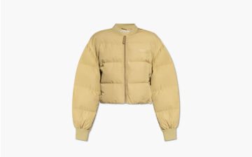 Acne Studios Cropped Down Jacket Beige 