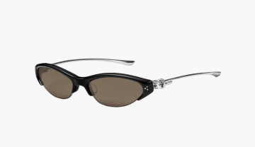 Gentle Monster Tweed 01 Sunglasses Black / Brown 