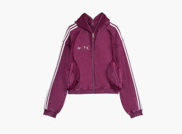 Adidas Originals x Thug Club Teamgeist Hooded Jacket Maroon  Adidas Originals x Thug Club Teamgeist Hooded Jacket Maroon