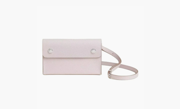 Hermes Hermèsnap Epsom Calfskin Shoulder Bag "Light Purple" 