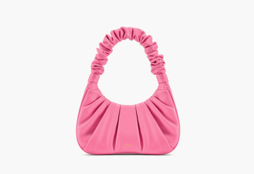 JW PEI Gabbi Ruched Hobo Handbag Pink 