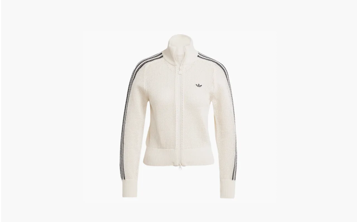 Adidas Originals Premium Crochet Track Top Wonderful White 