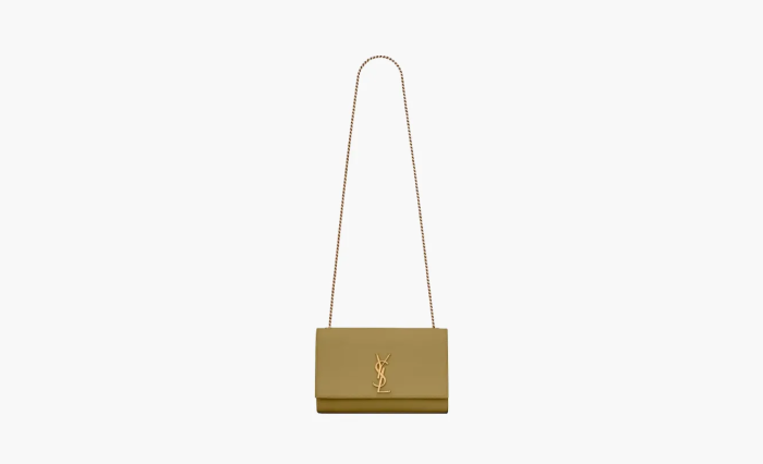 SAINT LAURENT Kate Shoulder Bags Yellow 